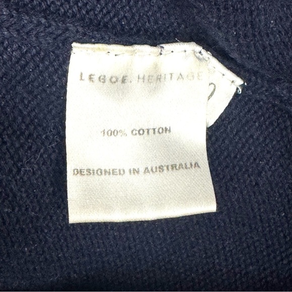 Elegant Blue Sleeveless Legoe Heritage Knit Maternity Dress Size 4-6 Maternity - Picture 6 of 10